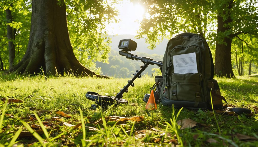 metal detecting permit requirements