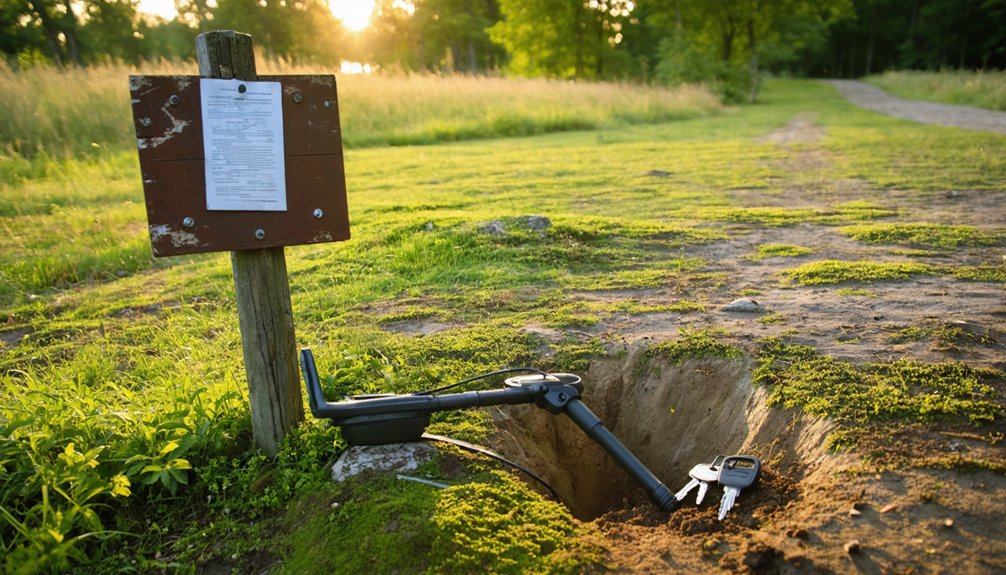 metal detecting permit requirements