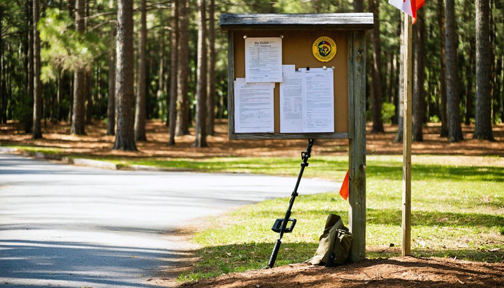 metal detecting permit requirements