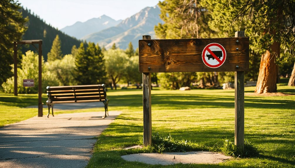 metal detecting prohibited areas