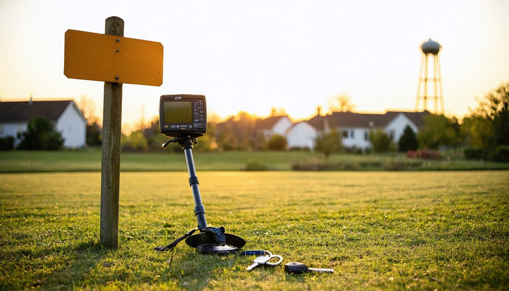 metal detecting prohibited cities
