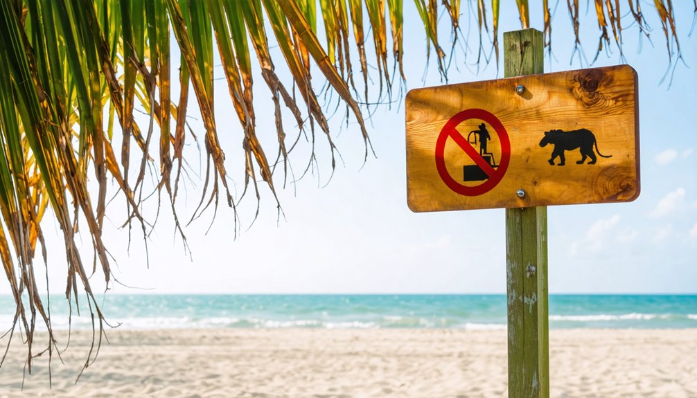 metal detecting prohibition areas