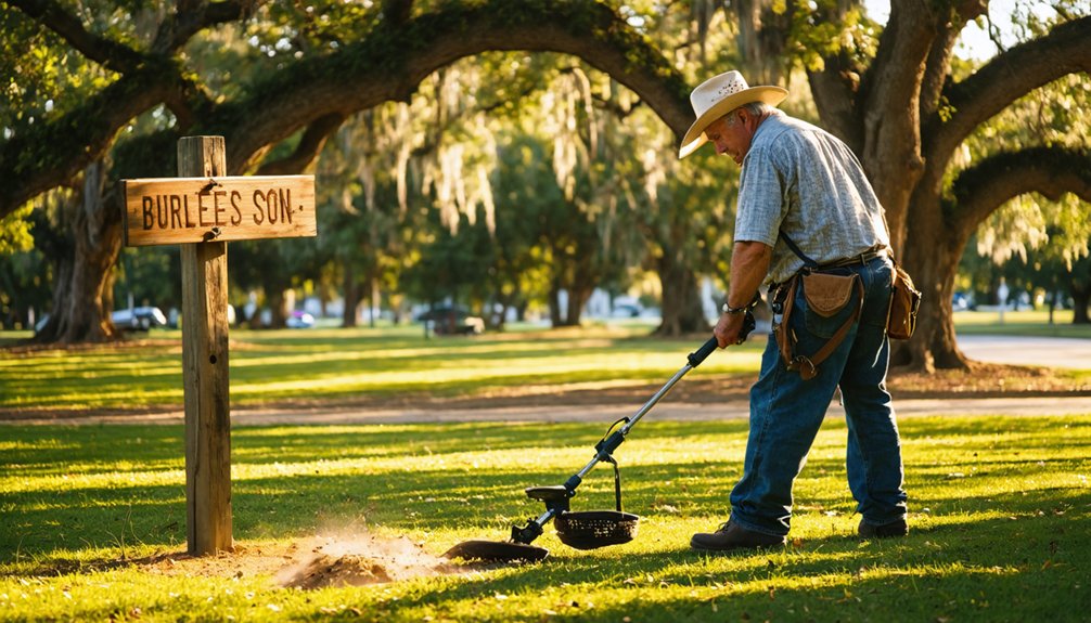 metal detecting regulations burleson