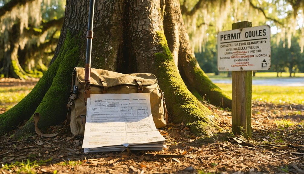 metal detecting regulations camilla