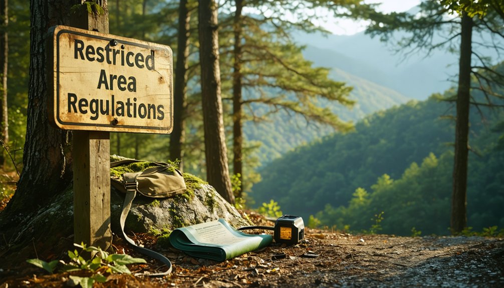 metal detecting regulations elkin