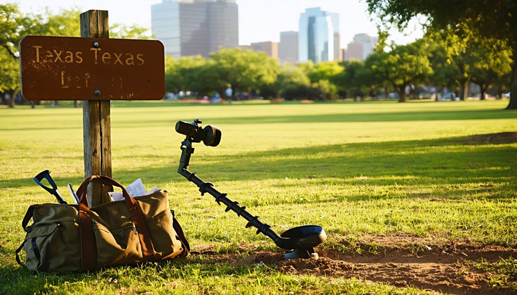 metal detecting regulations haltom city