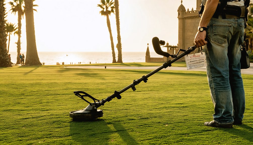 metal detecting regulations in coronado