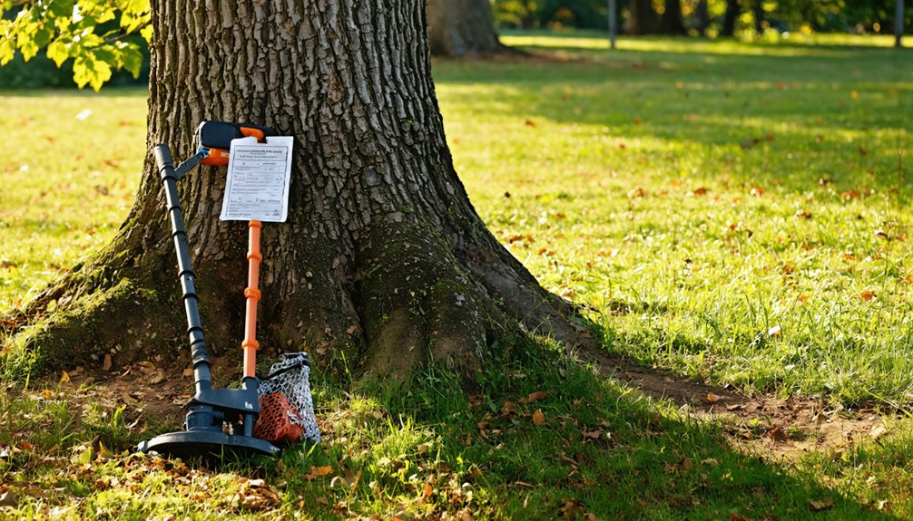 metal detecting regulations in de pere