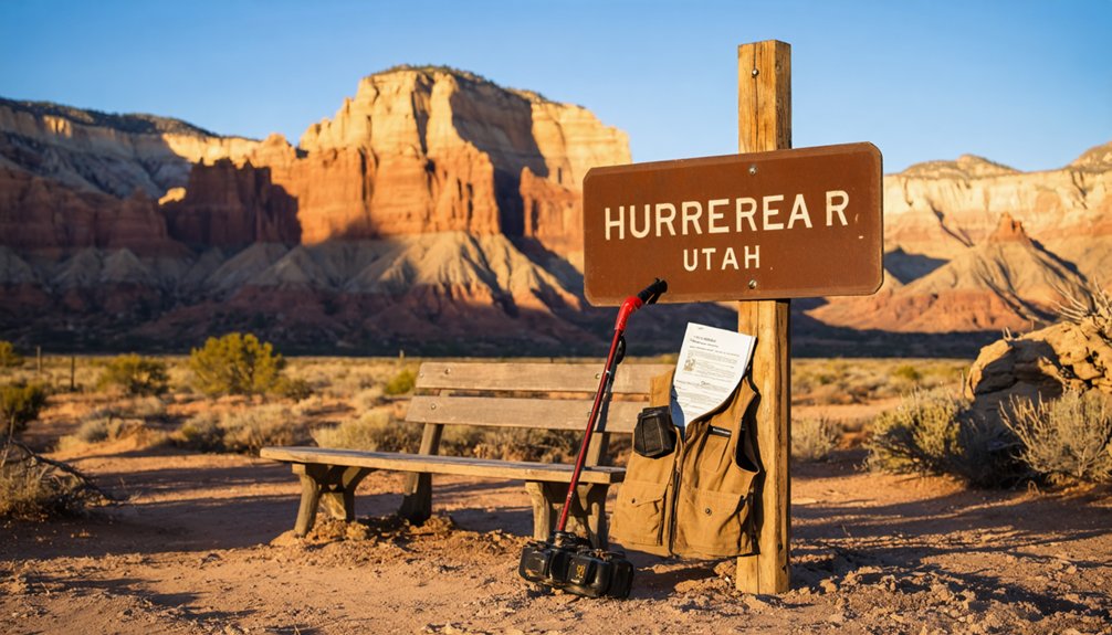 metal detecting regulations in utah