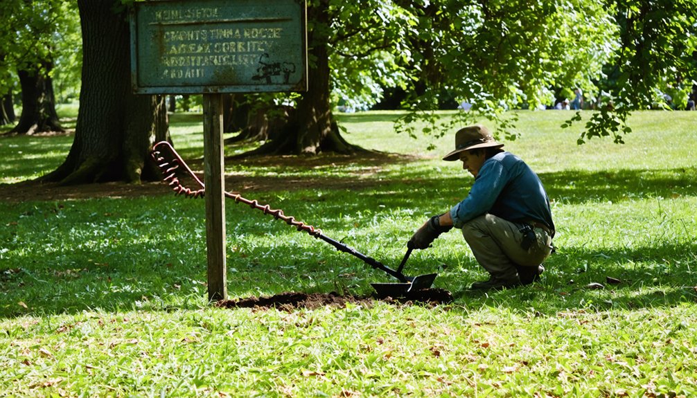 metal detecting regulations kingston