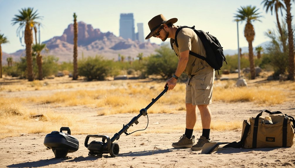 metal detecting regulations las vegas