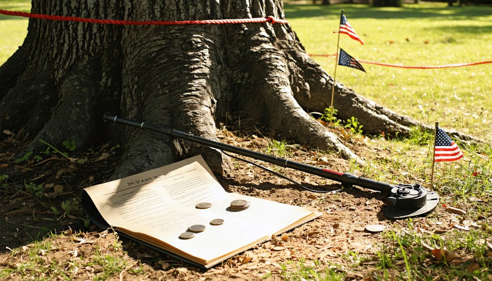 metal detecting regulations menlo park