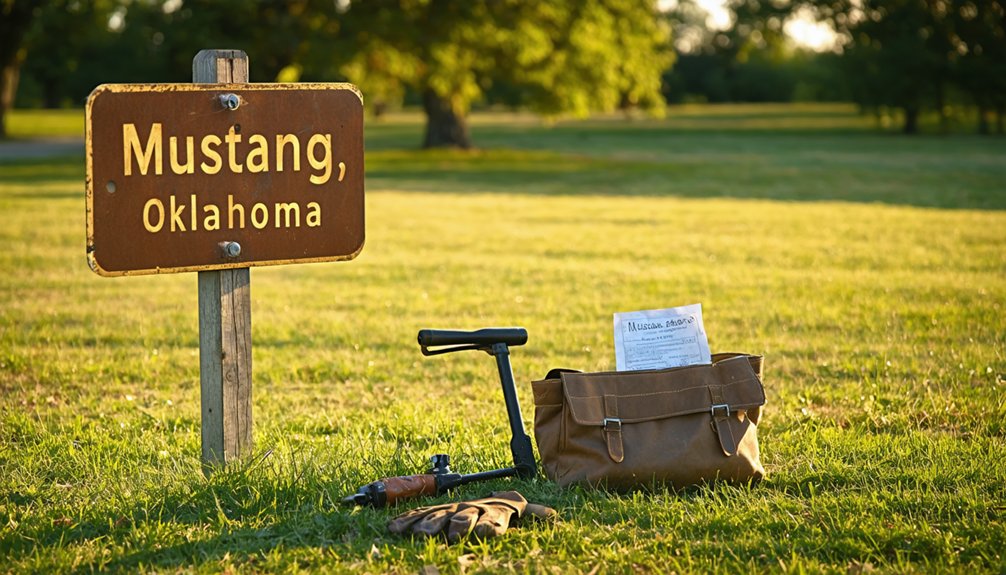 metal detecting regulations mustang