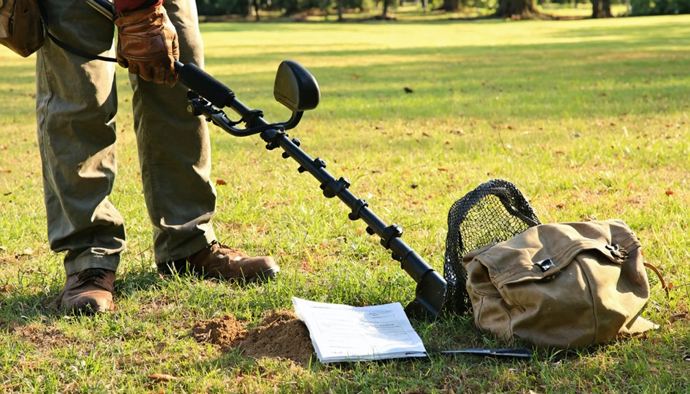 metal detecting regulations opp