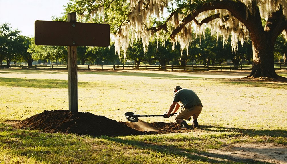 metal detecting regulations sachse