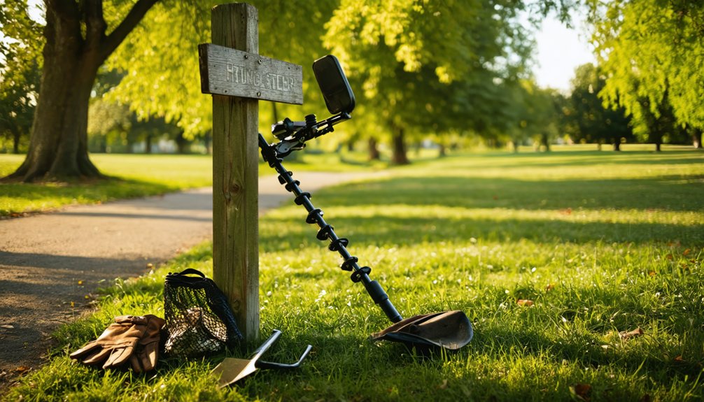 metal detecting regulations taylor