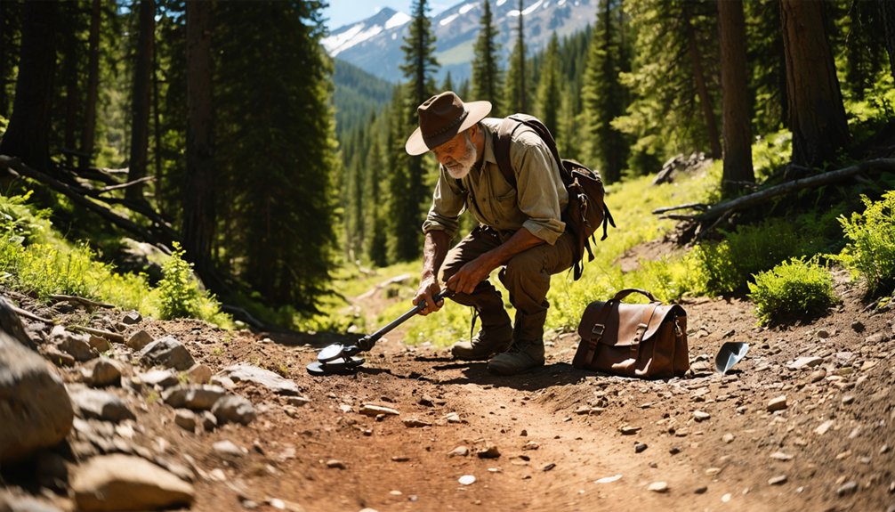 metal detecting silver valley