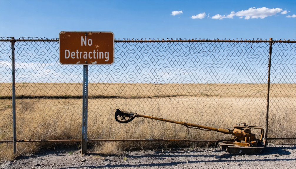 metal detecting site restrictions