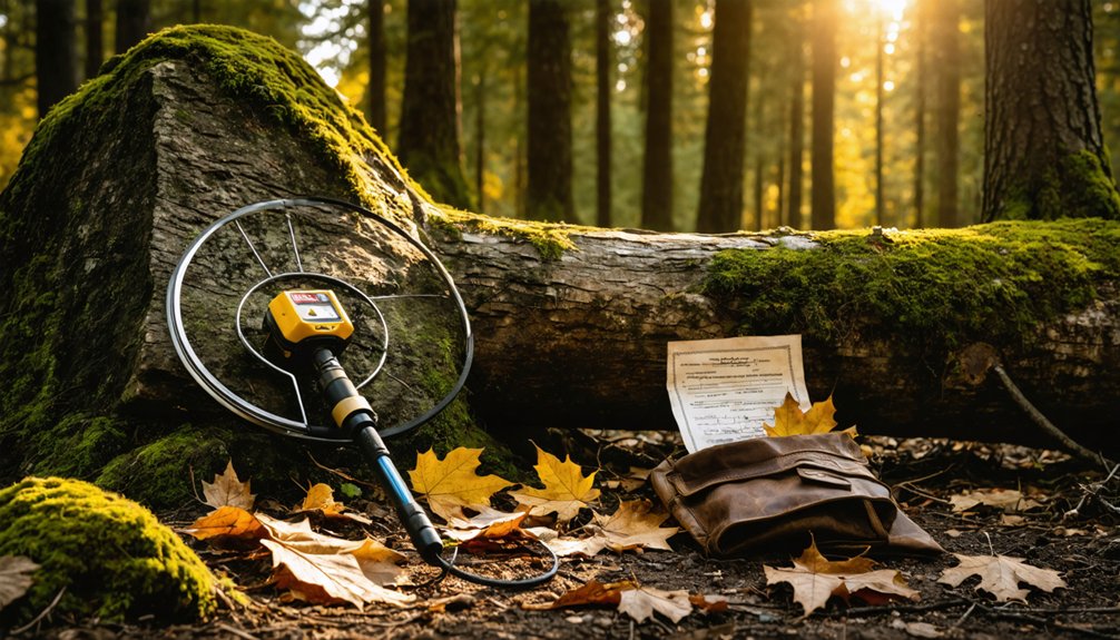 metal detecting state land