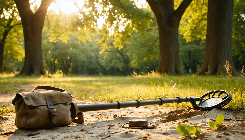 metal detecting state parks