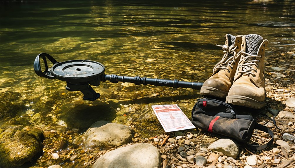 mills river metal detecting regulations