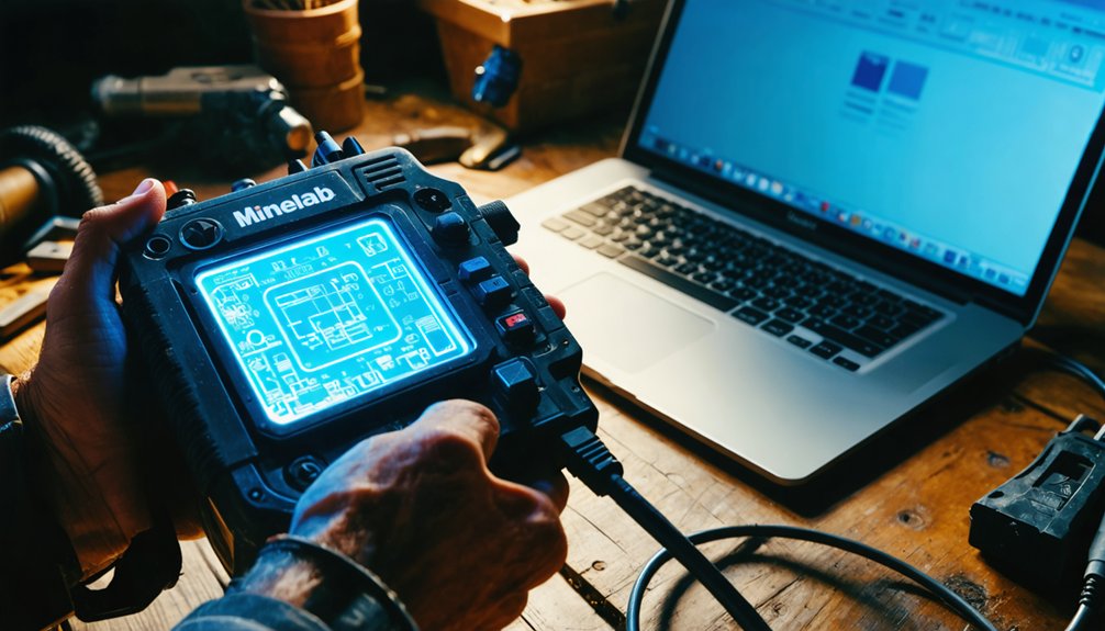 minelab firmware update instructions