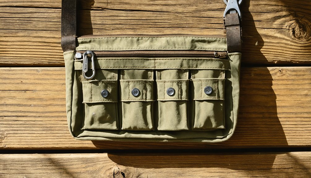 multi pocket metal detecting pouch