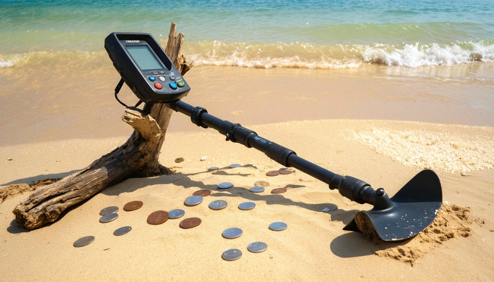 nokta simplex plus beach settings