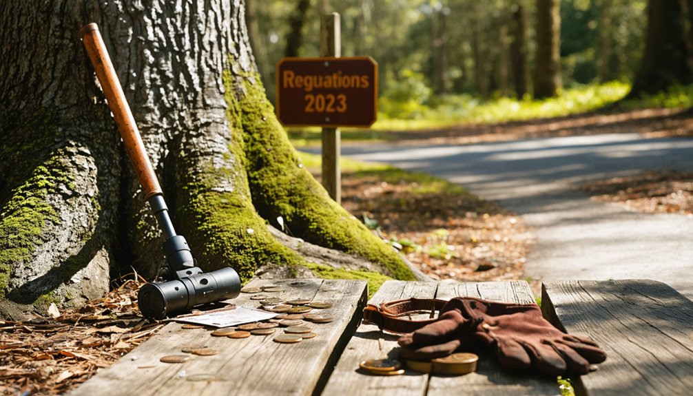 north carolina metal detecting rules