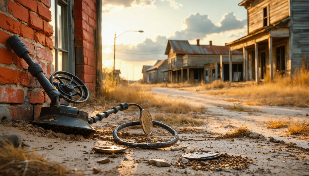 oklahoma ghost towns metal detecting