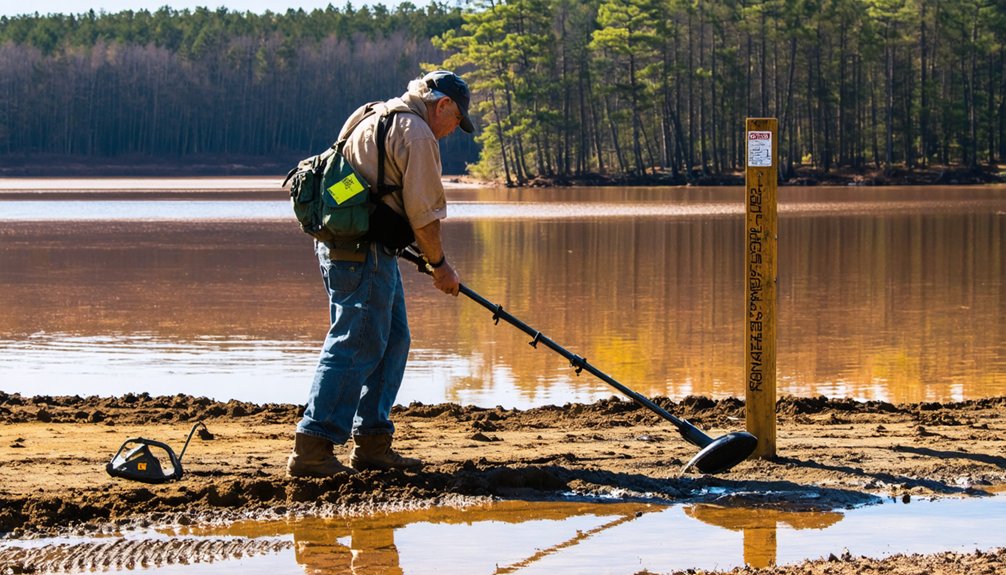 permit required for metal detecting