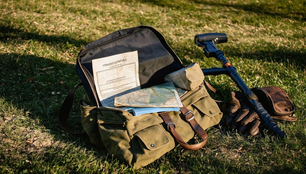 permits required for metal detecting