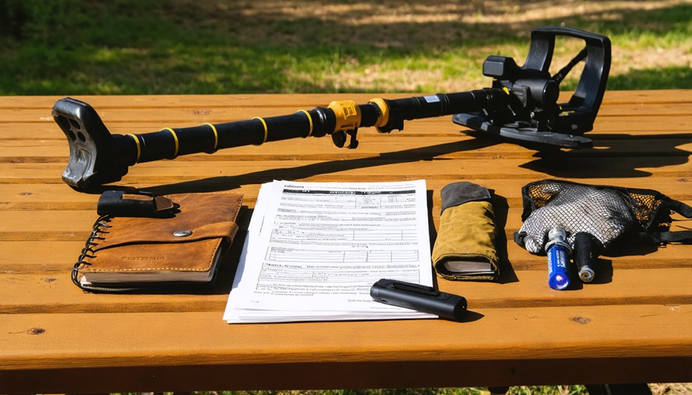 prepare permits and equipment