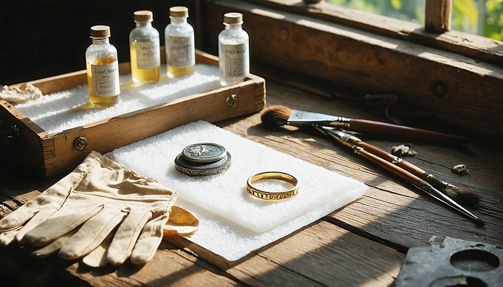 preserve finds with care