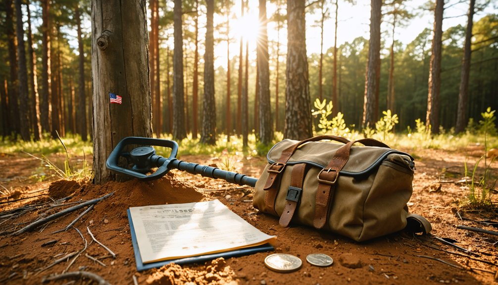 private property metal detecting