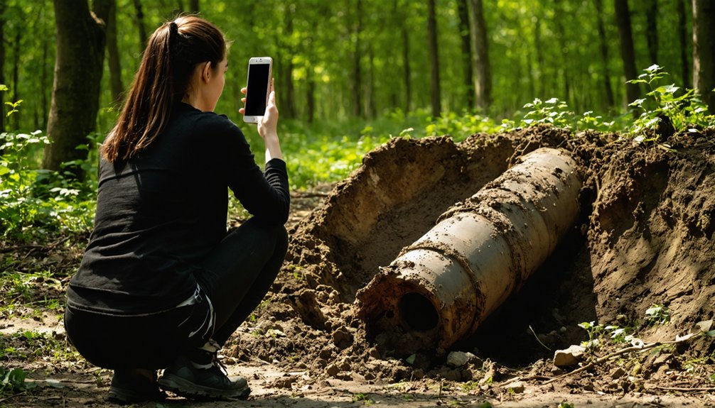 report unexploded ordnance immediately