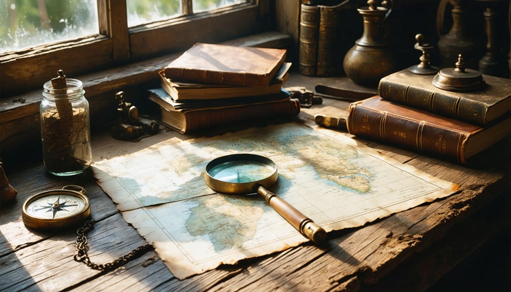 research historical maps thoroughly