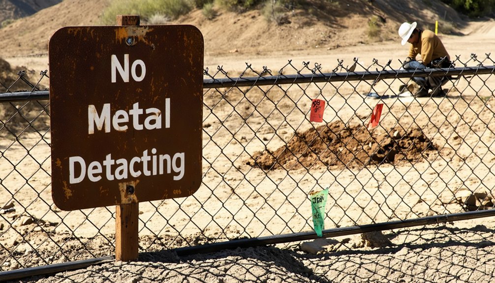 respect metal detecting regulations