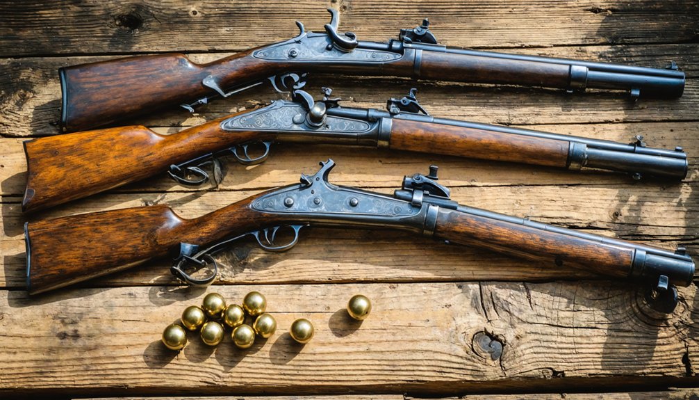 revolutionary long range rifled muskets