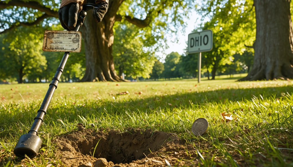 riverside ohio metal detecting rules