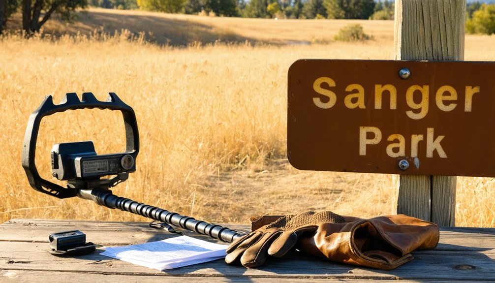 sanger metal detecting guidelines