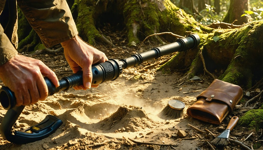 searching for buried riches