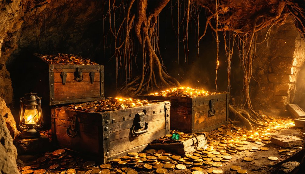 secret buried treasure troves