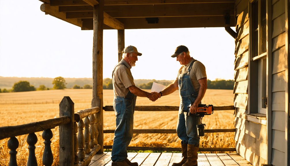 secure written landowner permission