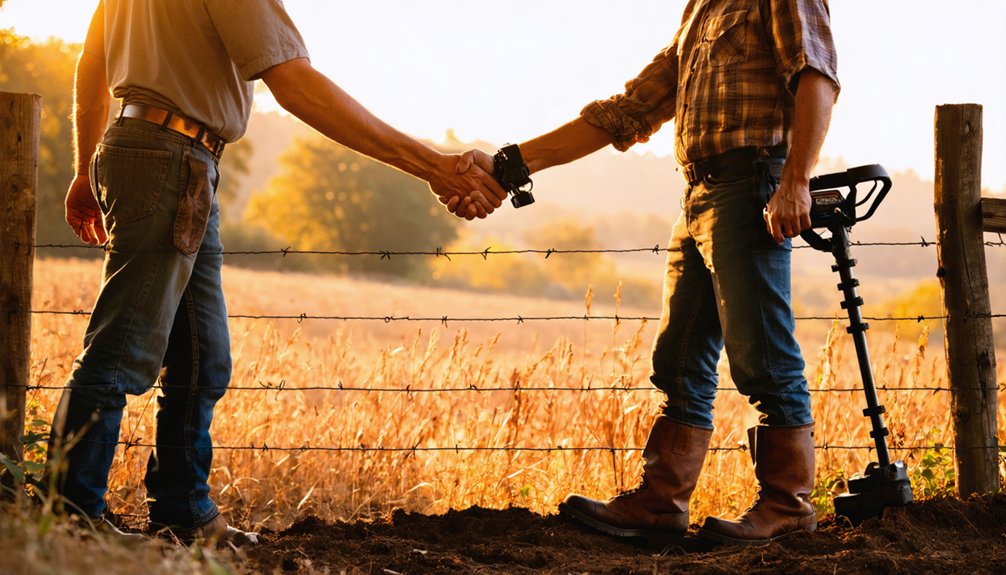 secure written permission first