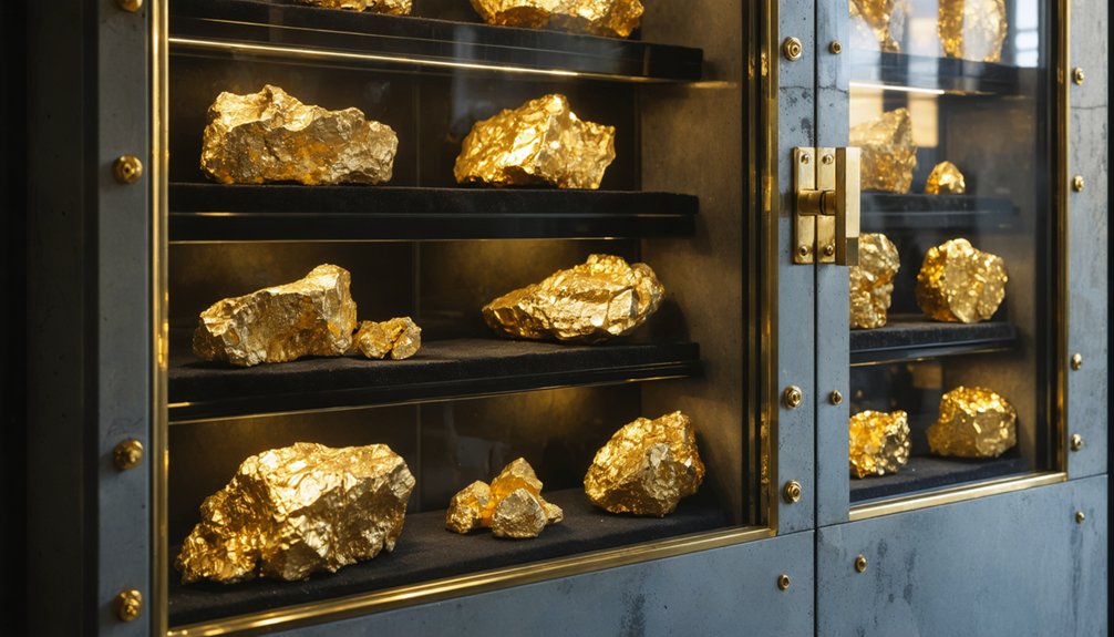 securely showcase gold finds