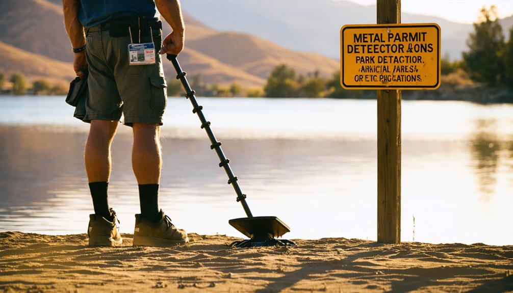 stay legal metal detecting