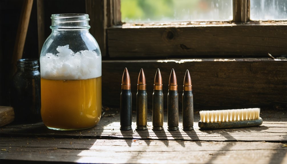 sudsy ammonia bullet cleaning