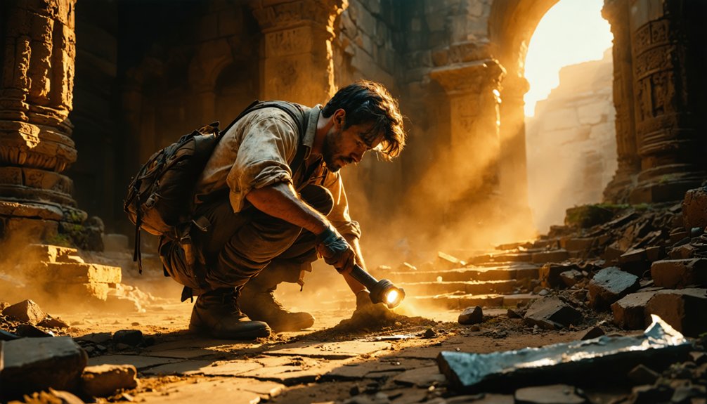 treasure hunting ancient sites