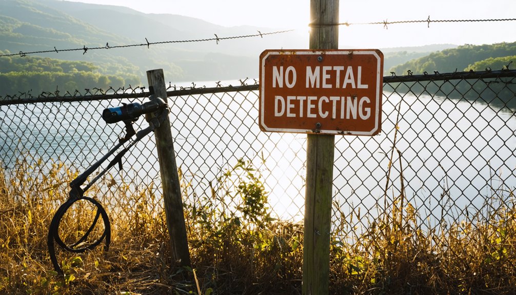 tva land metal detecting prohibited